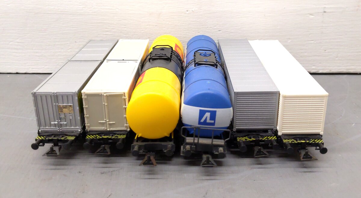ROWA HO Assorted Freight Cars: 2310, 2317, 2236, 2237, 2308, 2305 [6] EX