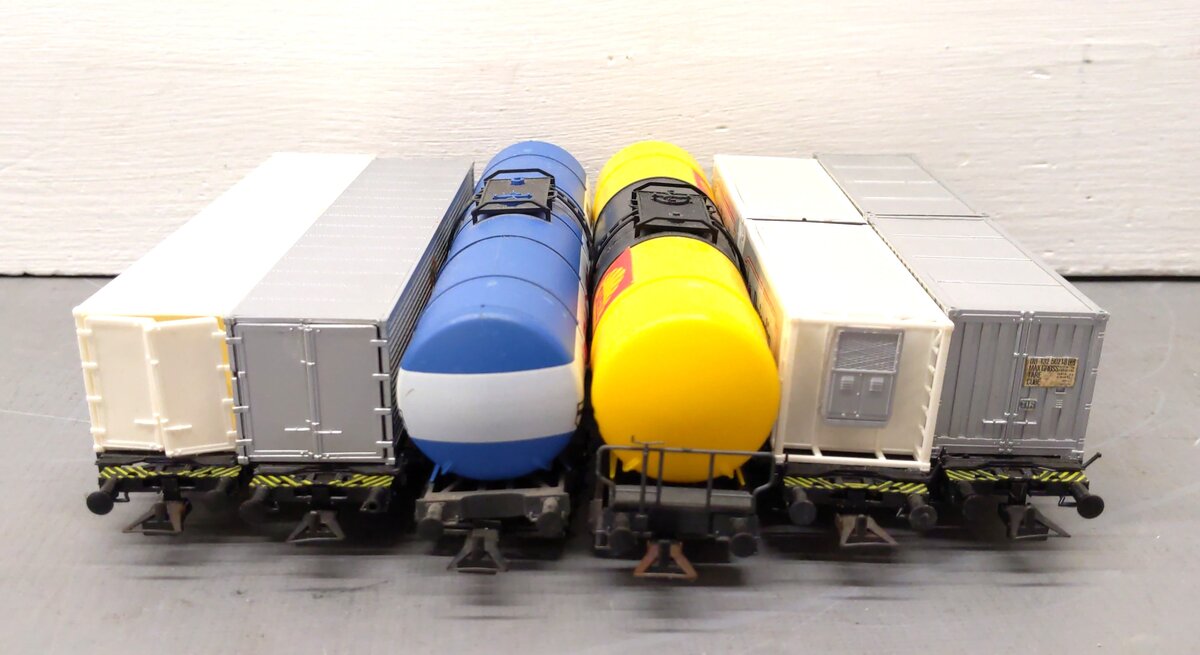 ROWA HO Assorted Freight Cars: 2310, 2317, 2236, 2237, 2308, 2305 [6] EX