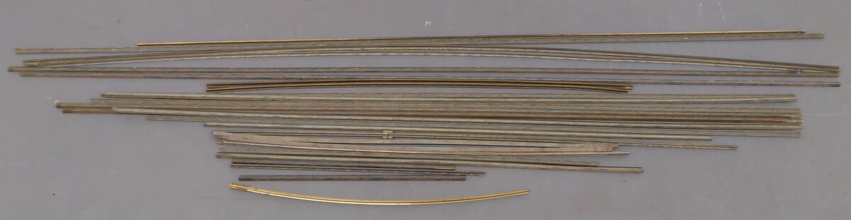 G Scale Code 332 Brass Rails [26] VG