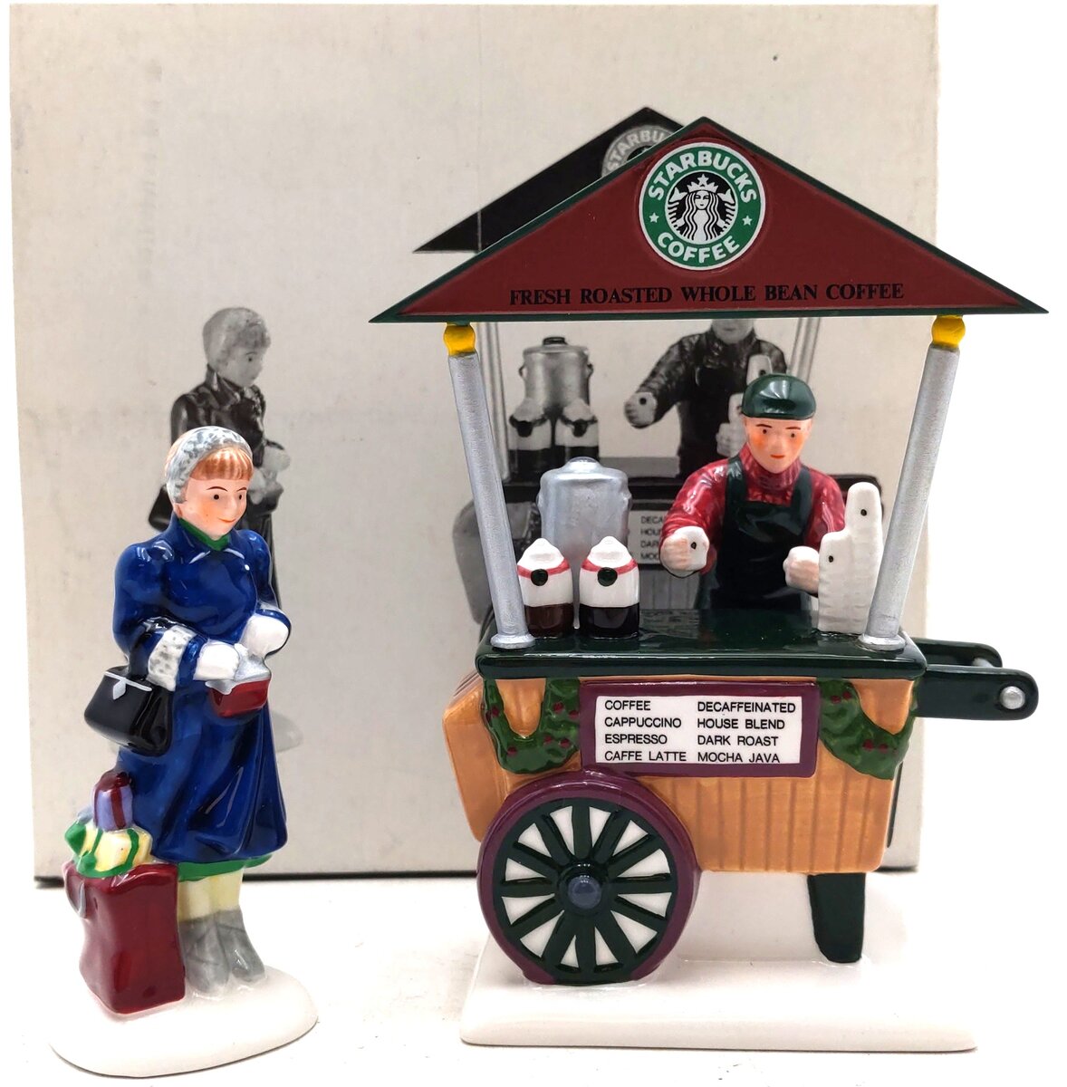Dept 56 54870 Starbucks Coffee Cart LN/Box