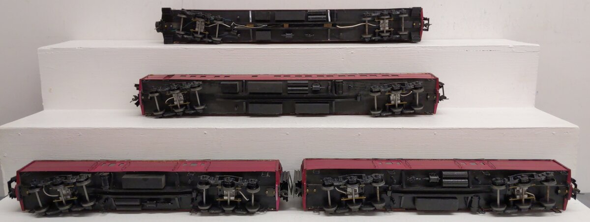 O Scale Lehigh Valley Assorted Passenger Cars (4) - Painted