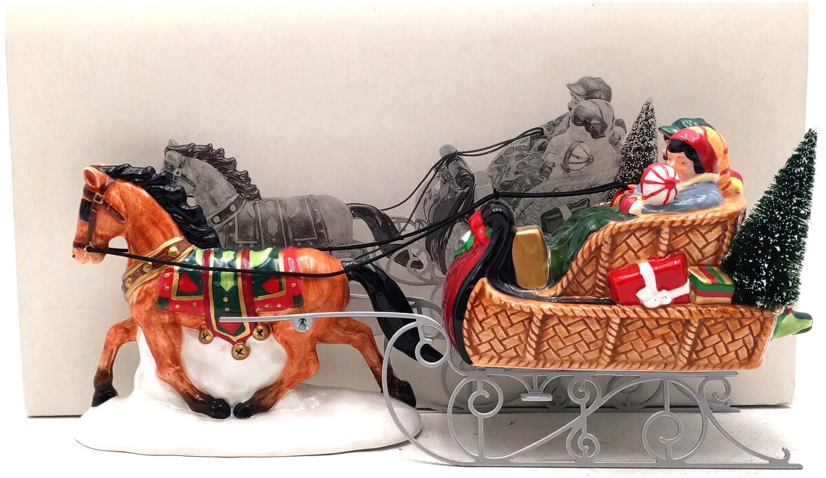Dept 56 54921 A Holiday Sleigh Ride Together LN/Box