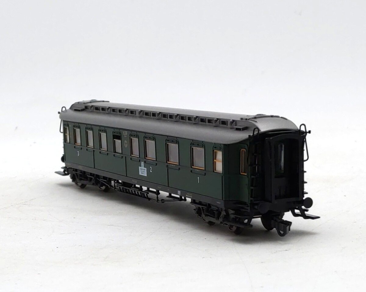 Fleischmann 5082 HO Scale DRG 1st/2nd/3rd Class Express Passenger Car #14746 EX
