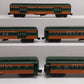 Williams 2504 O Gauge Great Northern 5-Car Madison Passenger Set EX