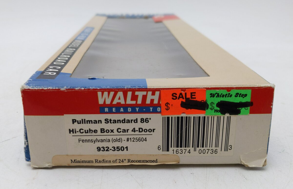 Walthers 932-3501 HO SP & S W/Dreadnaught Ends 40' AAR Steel Box Car Weathered/Box