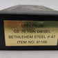 Spectrum 81106 HO Scale Bethlehem Steel GE 70 Ton Diesel Locomotive Weathered/Box