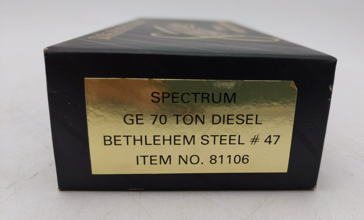 Spectrum 81106 HO Scale Bethlehem Steel GE 70 Ton Diesel Locomotive Weathered/Box