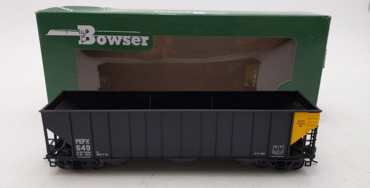 Bowser 41183 HO PEPX 100-Ton 3-Bay Hopper Executive Line #649