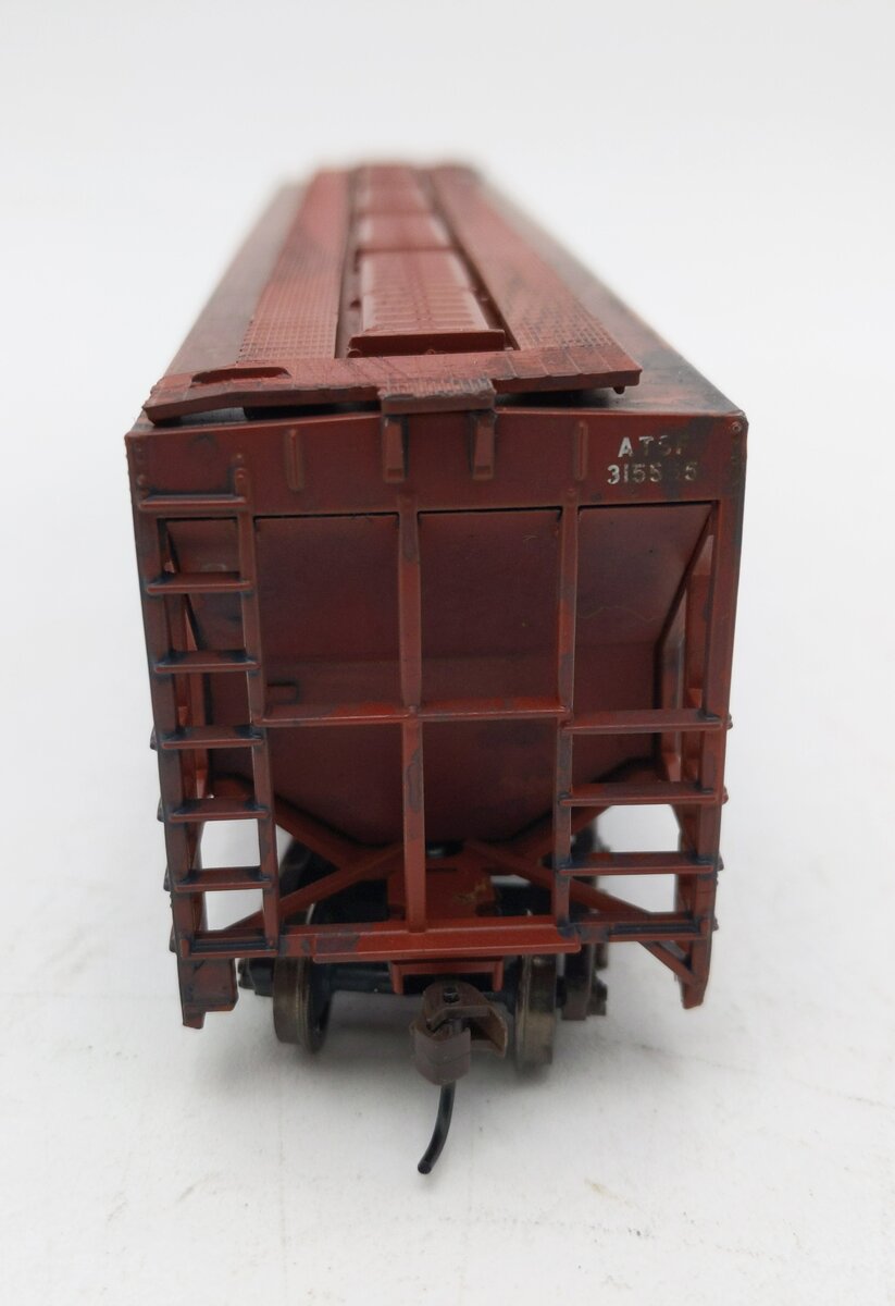 Athearn 7153 HO ATSF 54' PS Hopper Car #315553 Weathered/Box