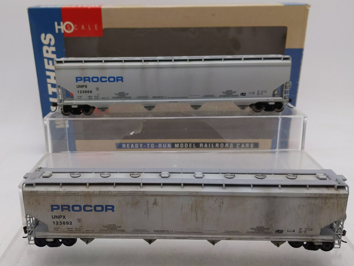 Walthers 932-27157 HO UNPX (Procor) National 6200 Plastic Hopper Car Weathered/Box