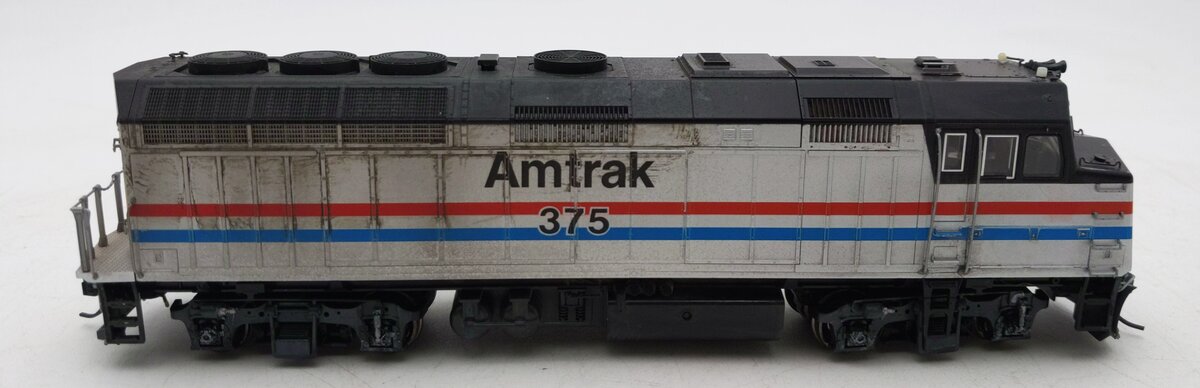 Kato 37-6551 HO Amtrak EMD F-40PH Diesel Locomotive #375 - Custom Weather/Box