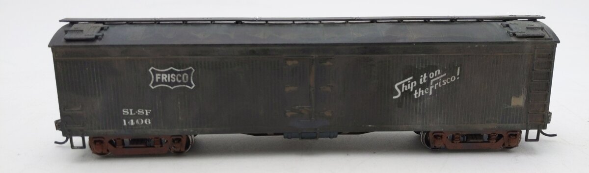 Roundhouse  HO Frisco 50' Express Reefer SLSF 1406 Weathered