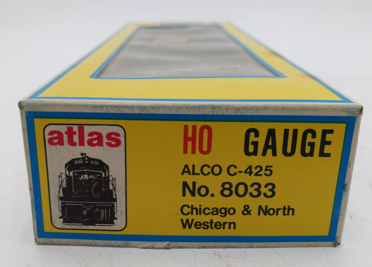 Atlas 8033 HO C&NW Alco C-425 Diesel Locomotive #403 Weathered/Box