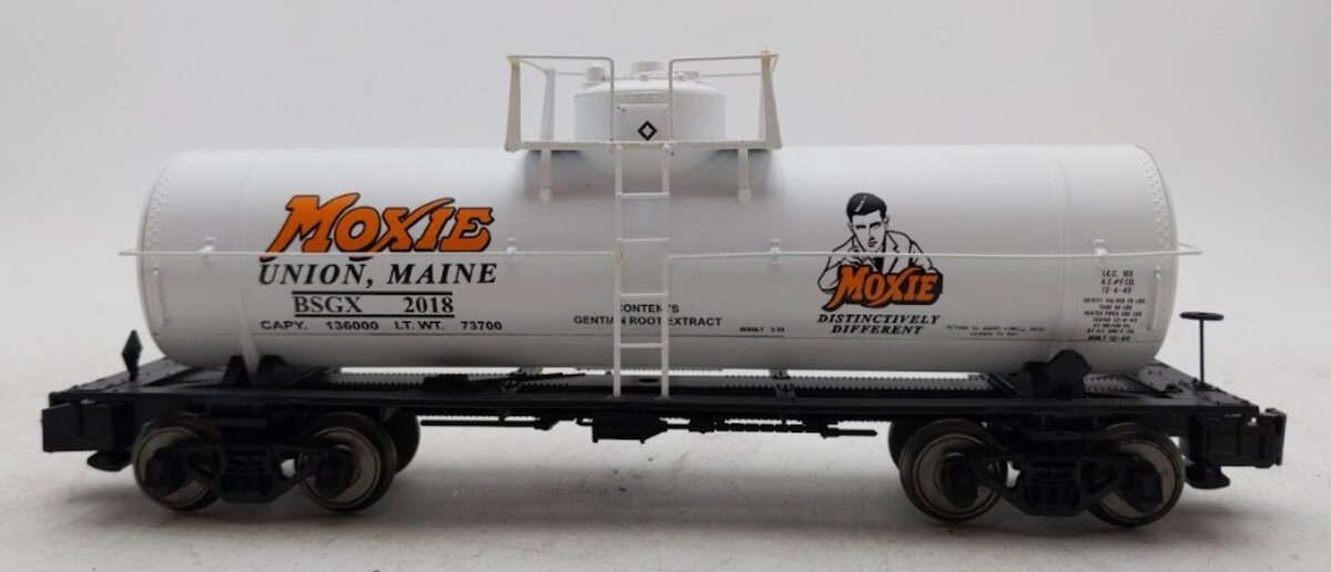 S-Helper NASG2018-2 S Scale Moxie Tank Car w/ Platform #2018 LN/Box
