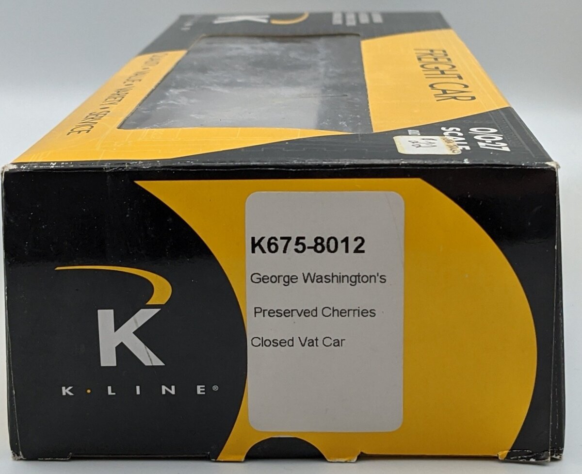 K-Line K675-8012 George Washington's Vat Car NIB
