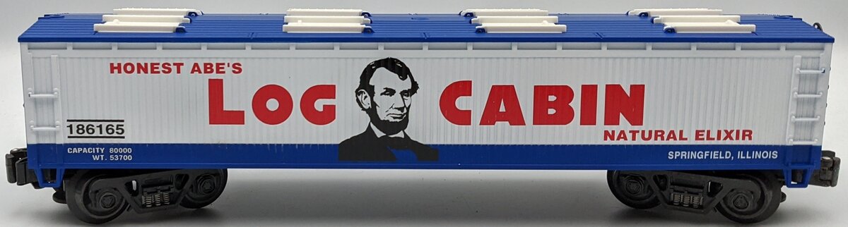 K-Line K675-8013 Honest Abe's Log Cabin Vat Car 186165 LN/Box