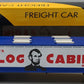 K-Line K675-8013 Honest Abe's Log Cabin Vat Car 186165 LN/Box