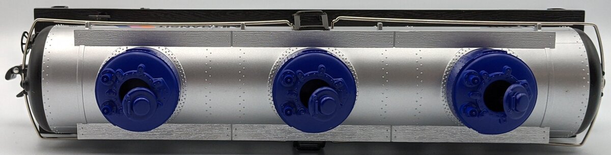 K-Line K636-3933 O Gauge NJT Port Morris Triple Dome Tank Car LN/Box