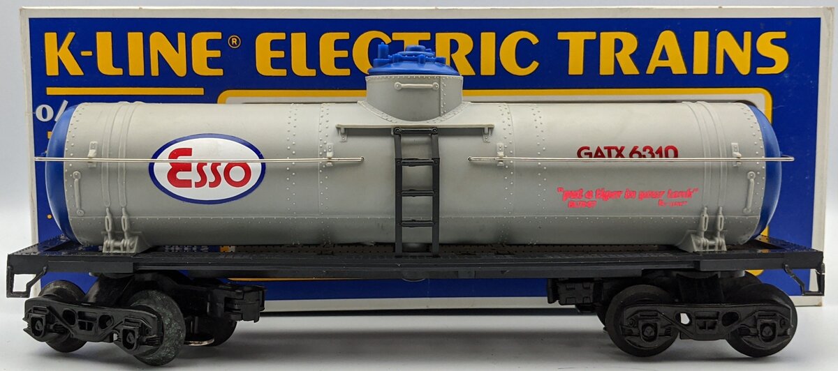 K-Line K6310 O Gauge Esso Single Dome Tank Car NIB