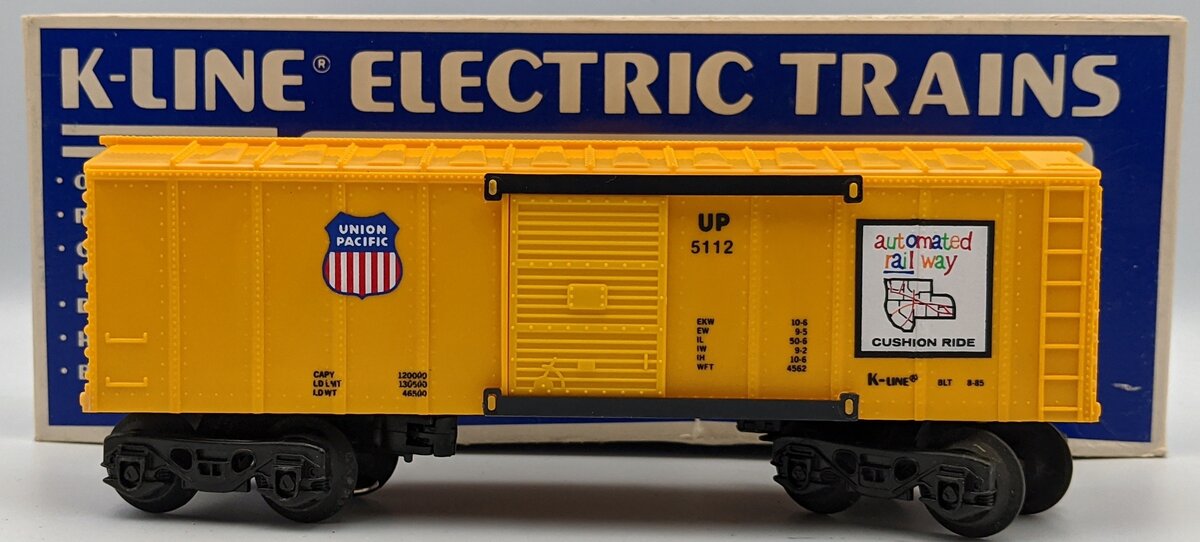 K-Line K5112 O Gauge Union Pacific Boxcar NIB