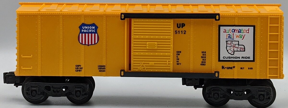 K-Line K5112 O Gauge Union Pacific Boxcar NIB