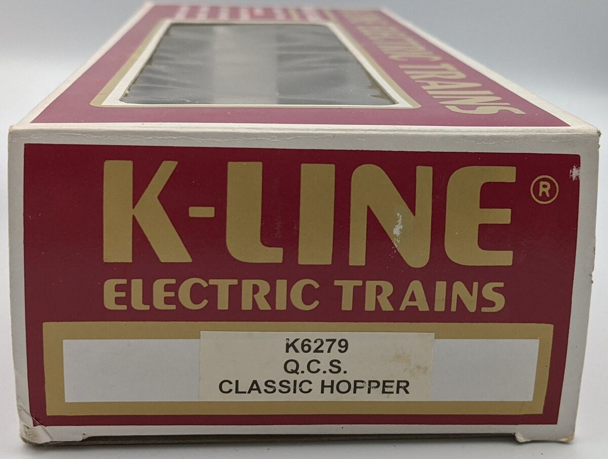 K-Line K6279 O Gauge Quaker Cane Sugar Classic Ribbed Hopper Car NIB