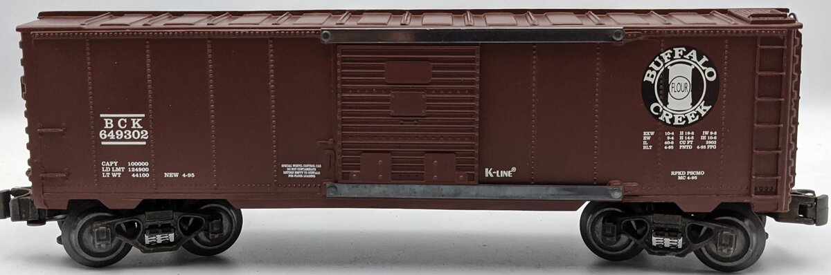 K-Line K-649302 O Gauge Buffalo Creek Classic Boxcar EX/Box