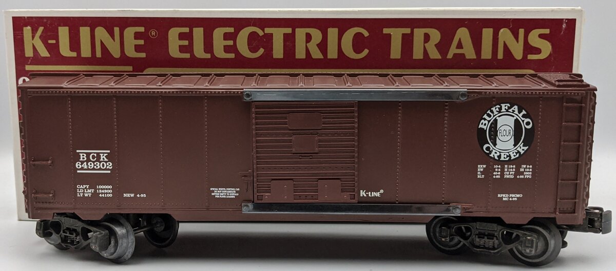 K-Line K-649302 O Gauge Buffalo Creek Classic Boxcar EX/Box