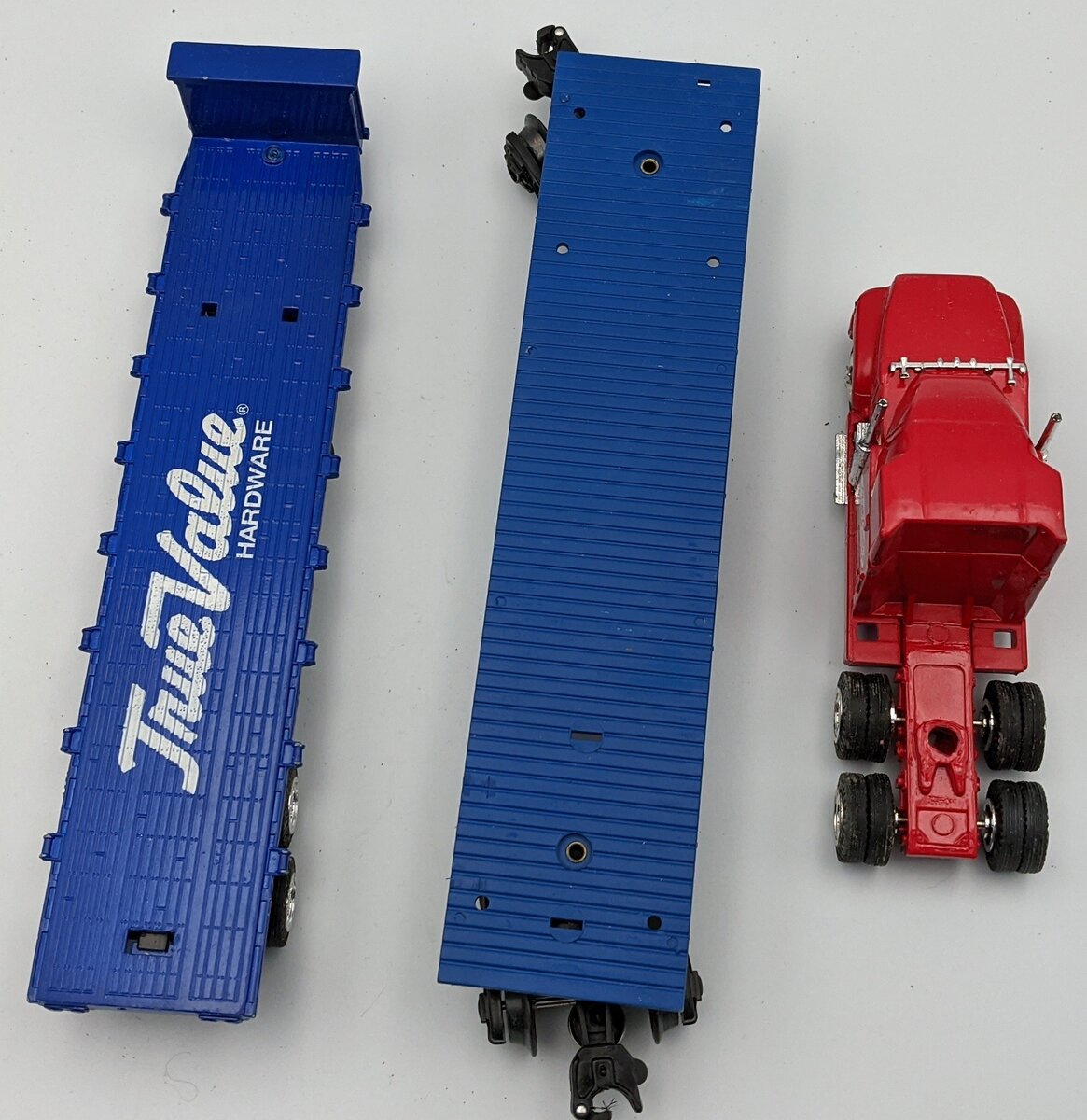 K-Line K-669101 Heavy Hauler Tractor Trailer Flatcar Set EX/Box