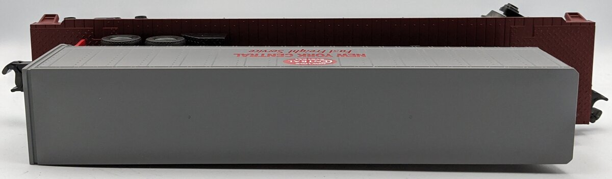 MTH 30-7014D O Gauge New York Central Flat Car w/Trailer #506098 LN/Box