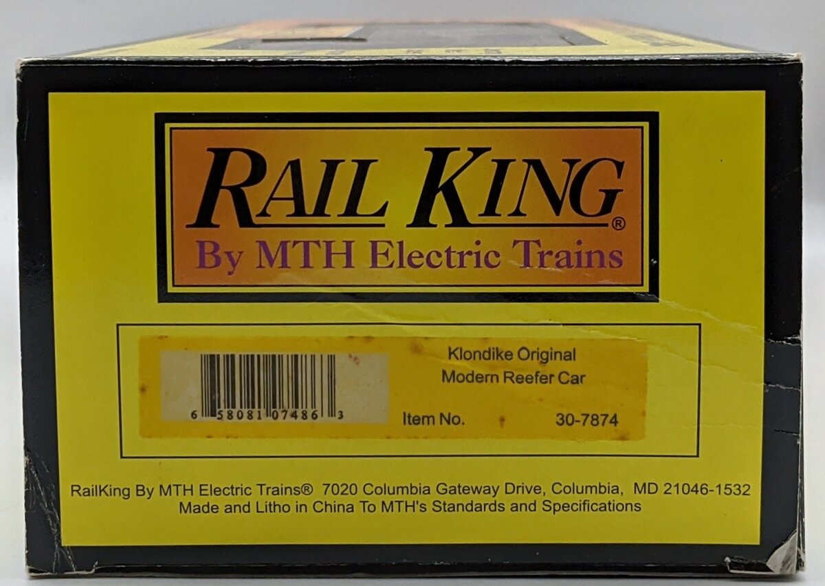MTH 30-7874 O Gauge Isaly's Klondike Original Modern Reefer Car NIB