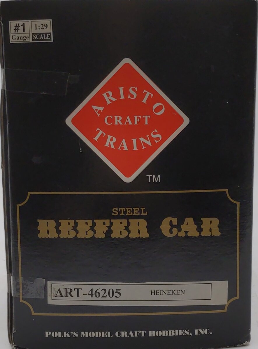 Aristo-Craft 46205 Heineken Beer Refrigerator Car LN/Box