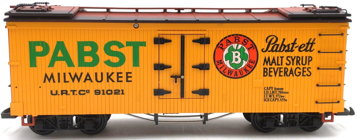 LGB 4074 G Scale Pabst Milwaukee Reefer #91021 EX/Box