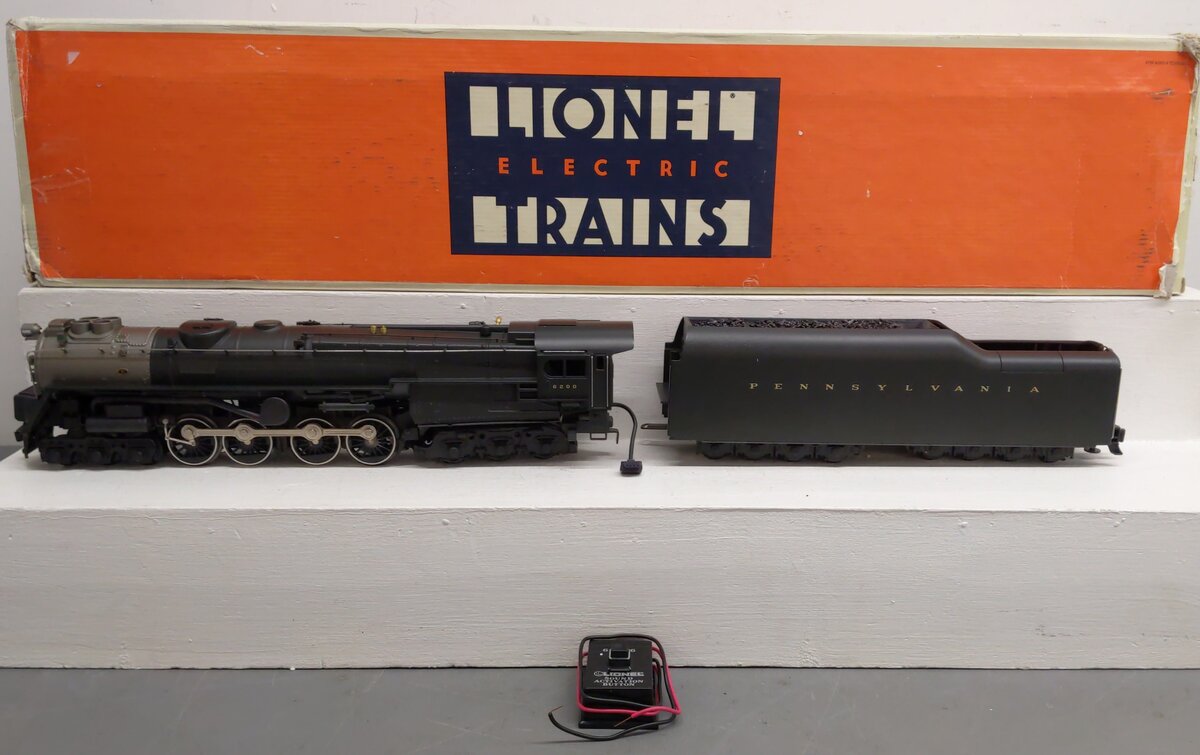 Lionel 6-18010 O PRR 6-8-6 Turbine Steam Locomotive & Tender with RS #6200 EX/Box