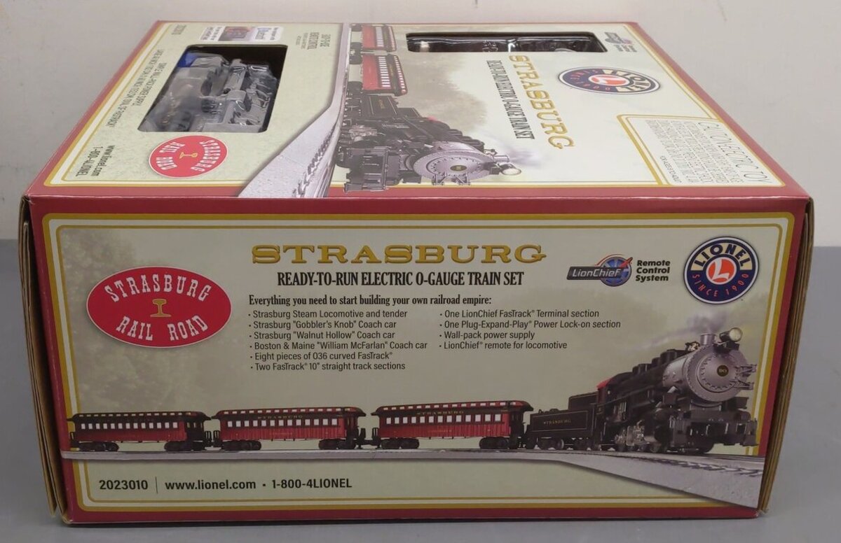 Lionel 2023010 O Strasburg Railroad LionChief Set (Set of 4) LN/Box