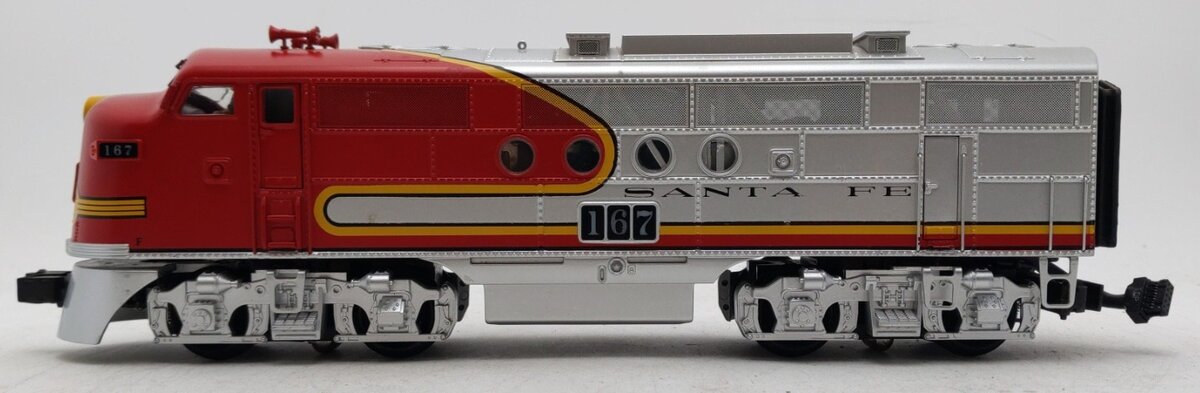 MTH 20-2273-1 O Gauge Santa Fe FT A Diesel Locomotive w/PS2 #167 EX