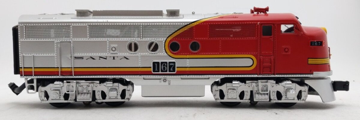 MTH 20-2273-1 O Gauge Santa Fe FT A Diesel Locomotive w/PS2 #167 EX