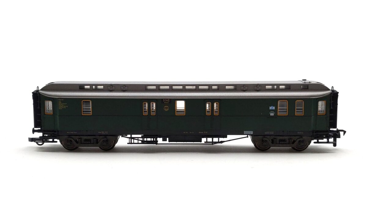 Fleischmann 5079 HO Scale DRG Baggage Mail Car #3142 EX