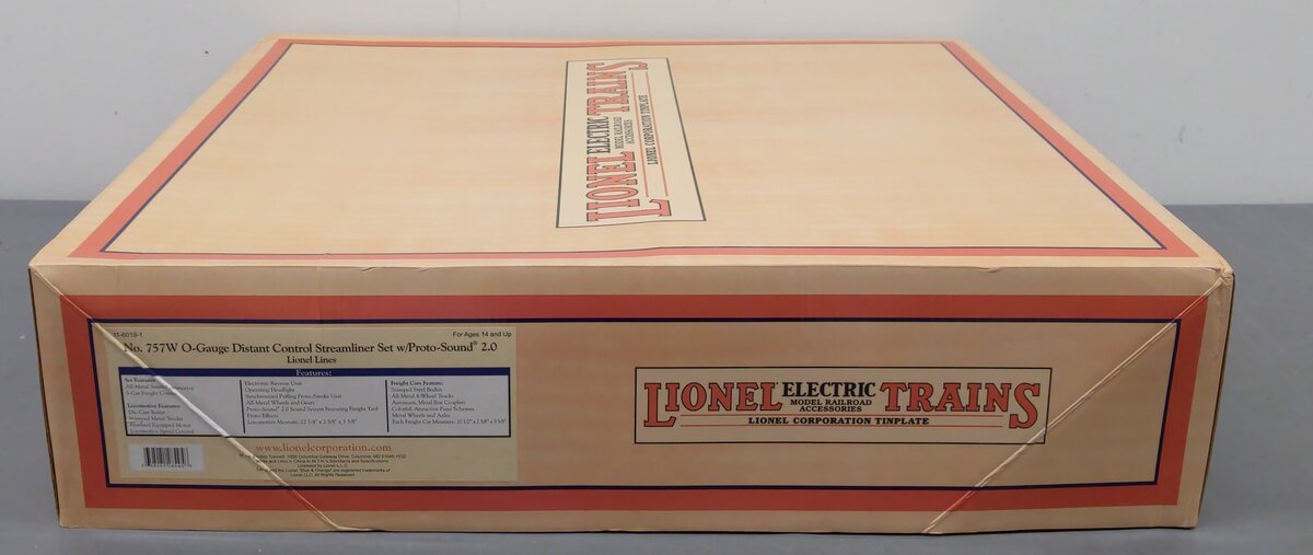MTH 11-6019-1 O Scale Distant Control Streamliner Set w/ PS2 LN/Box