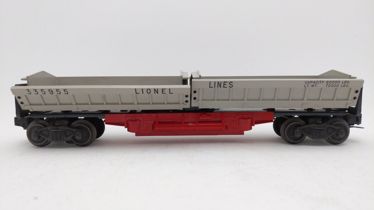 Lionel 3359 Vintage O Operating Twin Bin Dump Car VG/Box