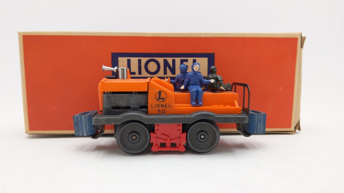 Lionel 50 Vintage O Motorized Gang Car VG/Box