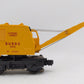 Lionel 3360 Vintage O Gauge Postwar Operating Burro Crane Car VG