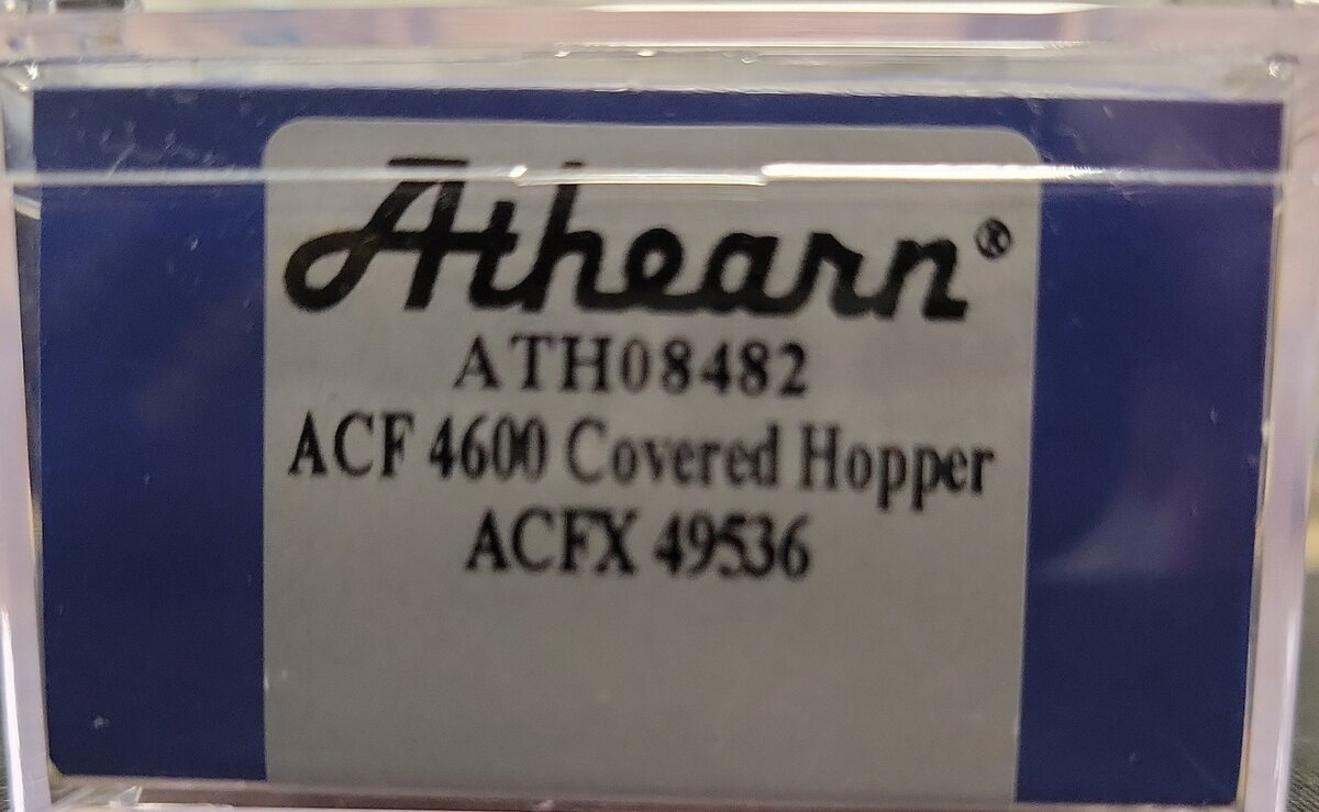 Athearn 8482 N  American Car Foundry 4600 3-Bay Covered Hopper #49536