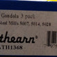 Athearn 1368 N 52' Oregon Steel Mill Gondola 3 Car Set #5007 #5014 #5028 LN/Box