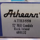 Athearn 3558 N Chicago Rock Island 52' Mill Gondola #680132 LN/Box