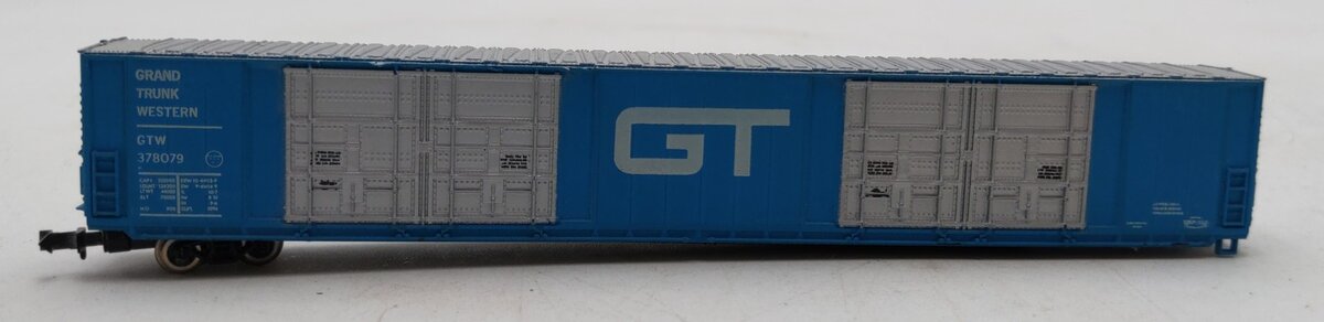 Atlas 3133 N Scale Grand Trunk Western Box Car # 378079 EX/Box