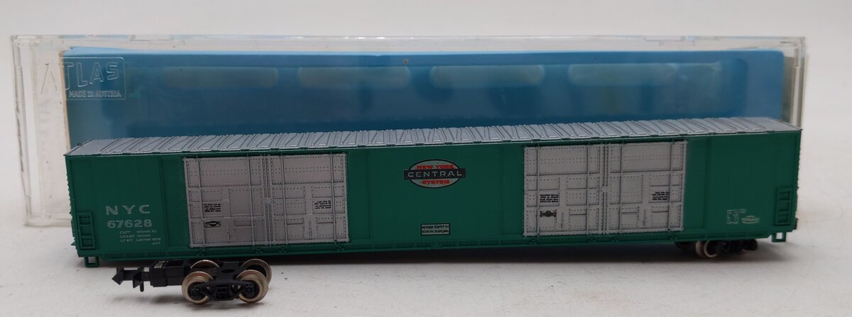 Atlas 3134 N Scale New York Central 86 Ft. HI-C Boxcar #67628 EX/Box