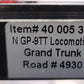 Atlas 40005357 N Grand Trunk Silver GP-9 Torpedo Tube Diesel Locomotive #4930 EX/Box
