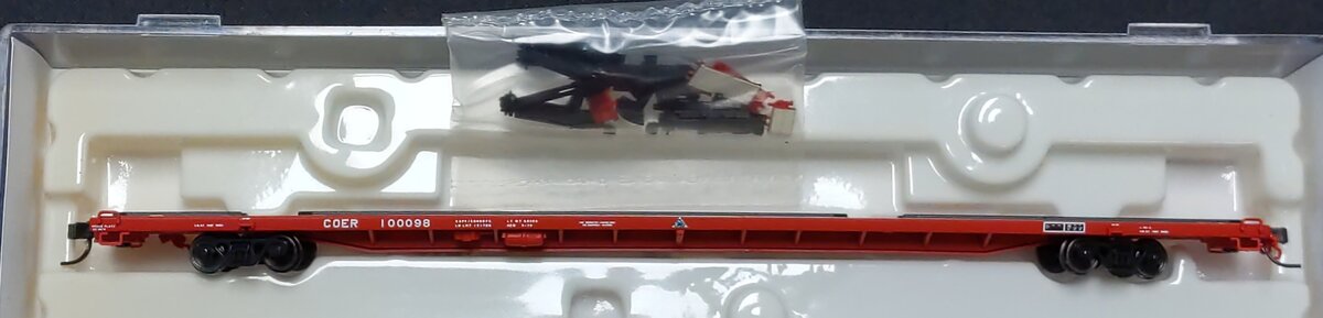 Atlas 50001375 Crab Orchard & Egyptian ACF 89' 4 Intermodal Flatcar #10098