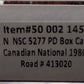 Atlas 50002145 N Canadian National NSC 50' Plug-Door Boxcar #413020 LN/Box